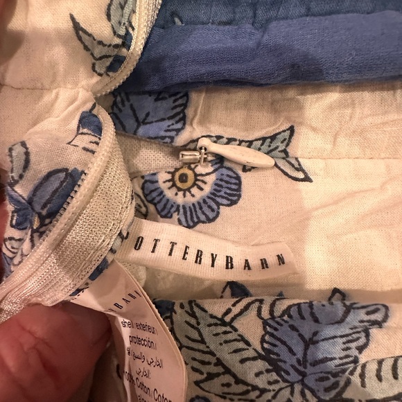 Pair Pottery Barn king shams - Picture 2 of 11